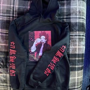 Hoodie, My Hero Academia, Kirishima, Size Small, Never Worn, Black and Red